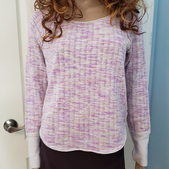 Free People Spaced Out Knit Shirt Large - Picture 2 of 5